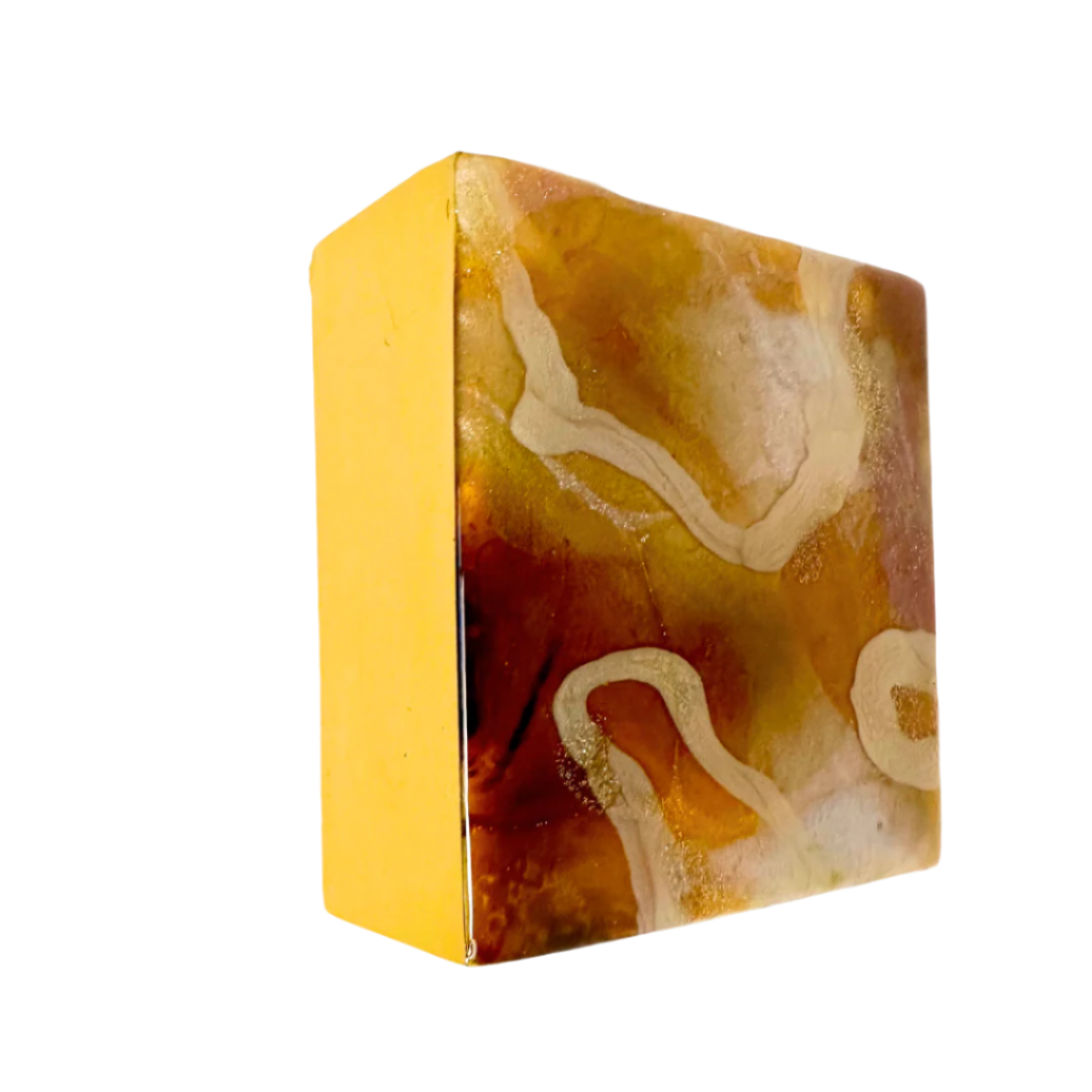 layered amber protection amulet